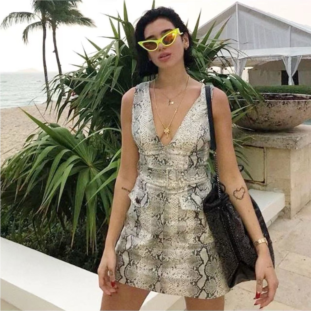 Zimmermann Corsage Python Print Linen Mini Dress - image 2